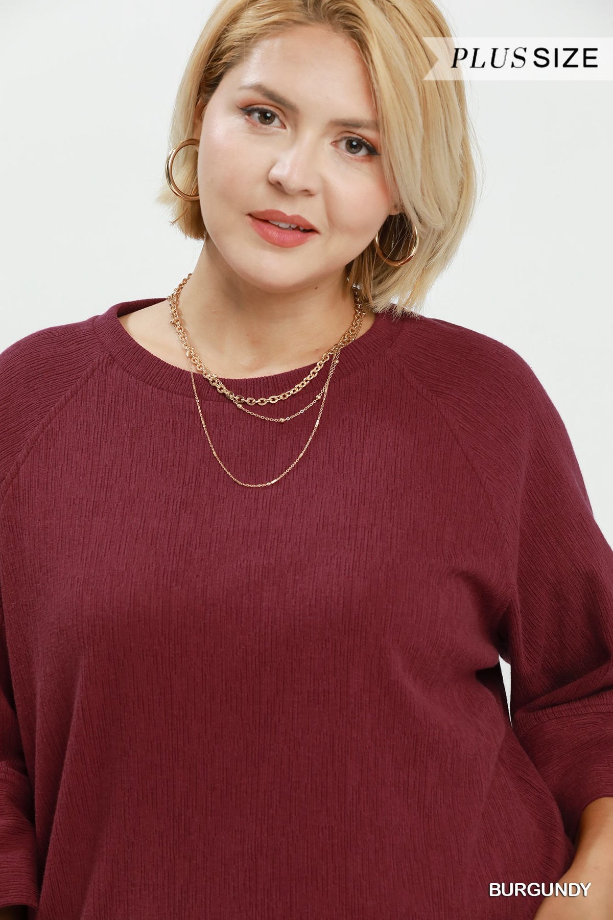 Cabernet Comfort Top- Curvy