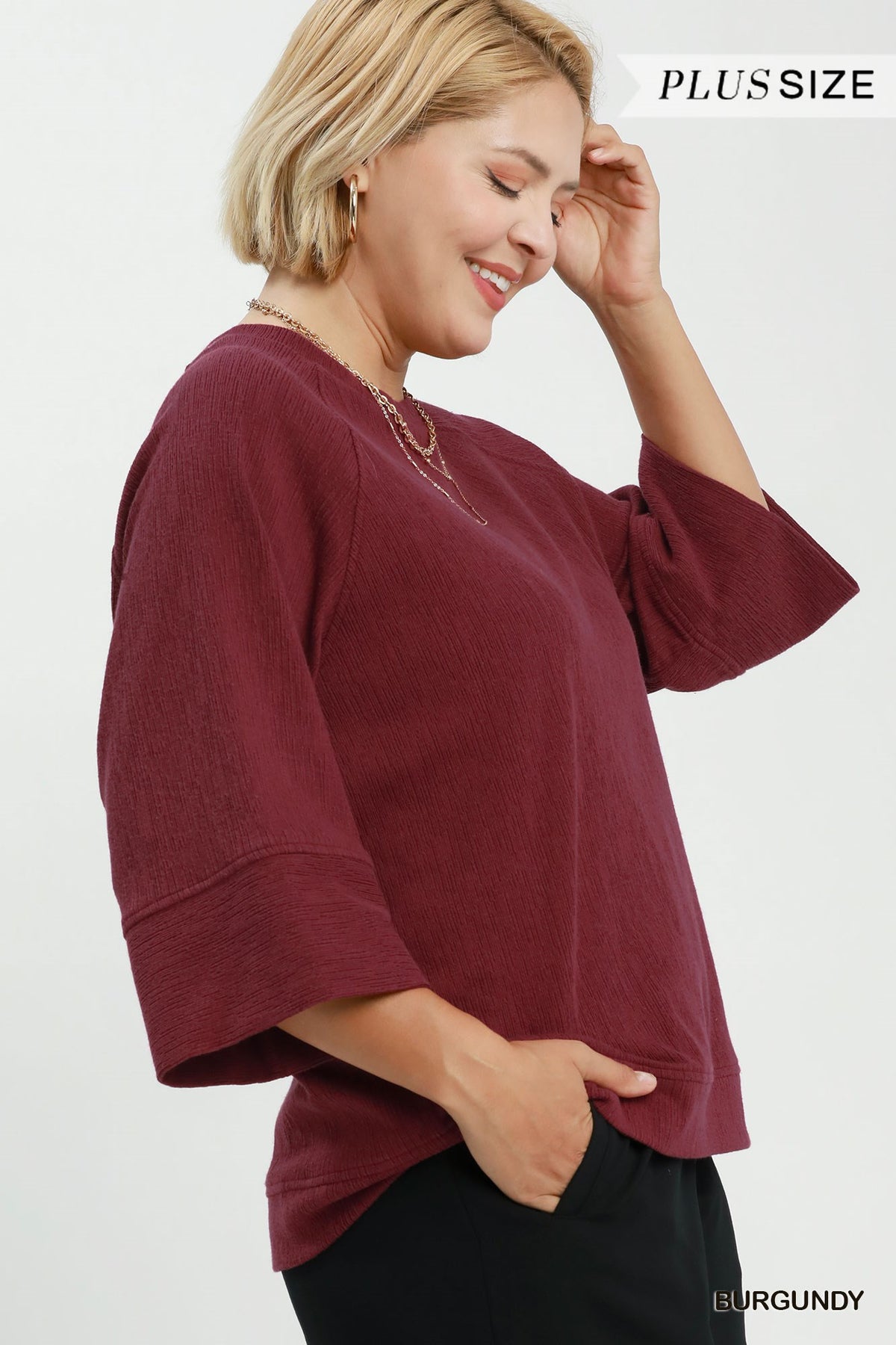 Cabernet Comfort Top- Curvy