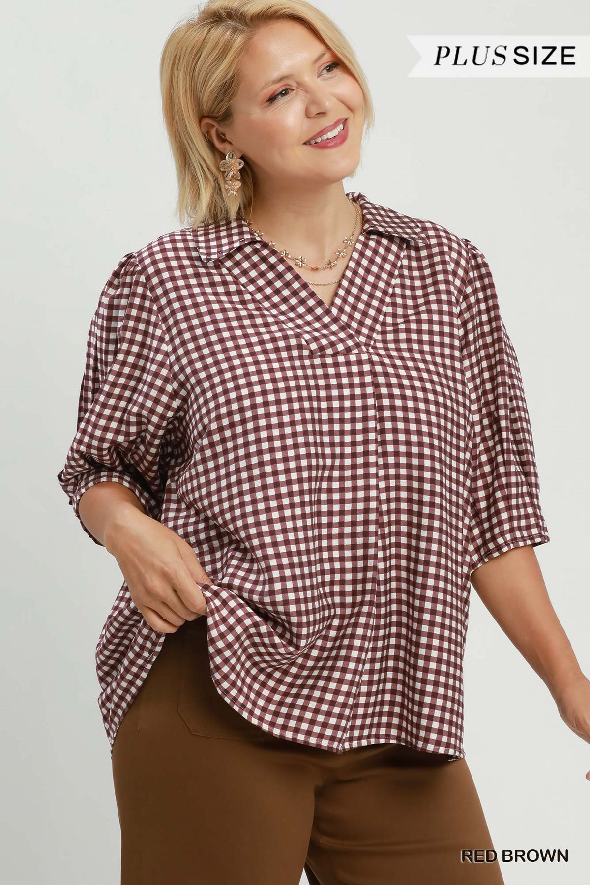 Bridgetown Blouse-Curvy