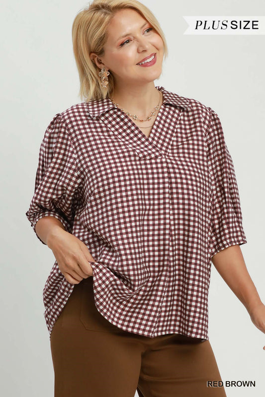Bridgetown Blouse-Curvy