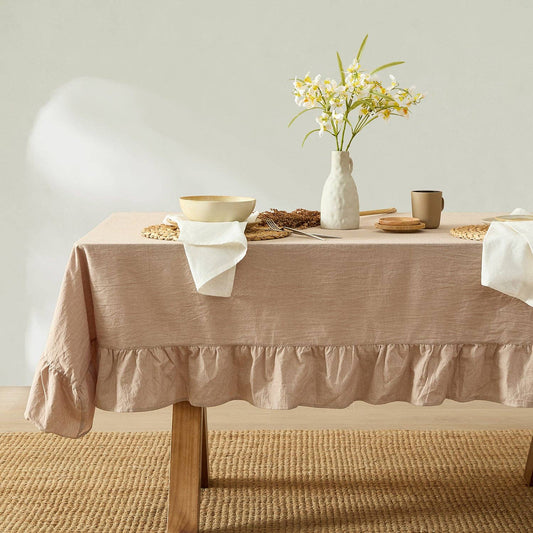 Corcovado Tablecloth (Natural): 60x102 inch