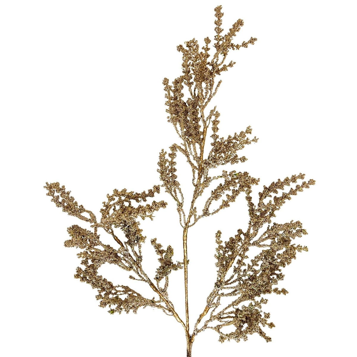 Metallic Mini Berry Branch - 36" - Gold