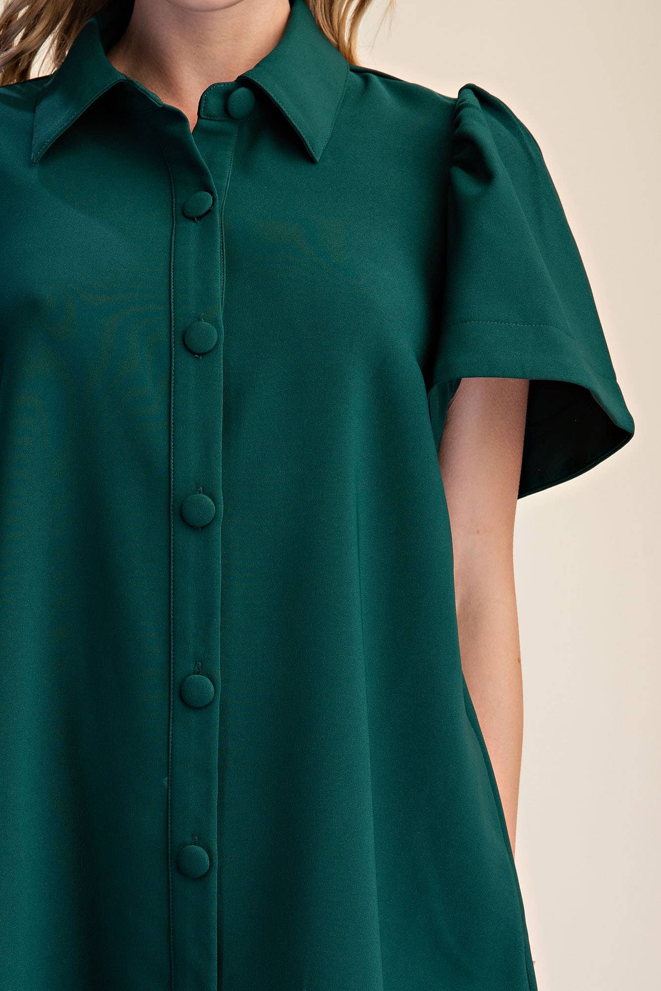 The Everly Button Front Dress