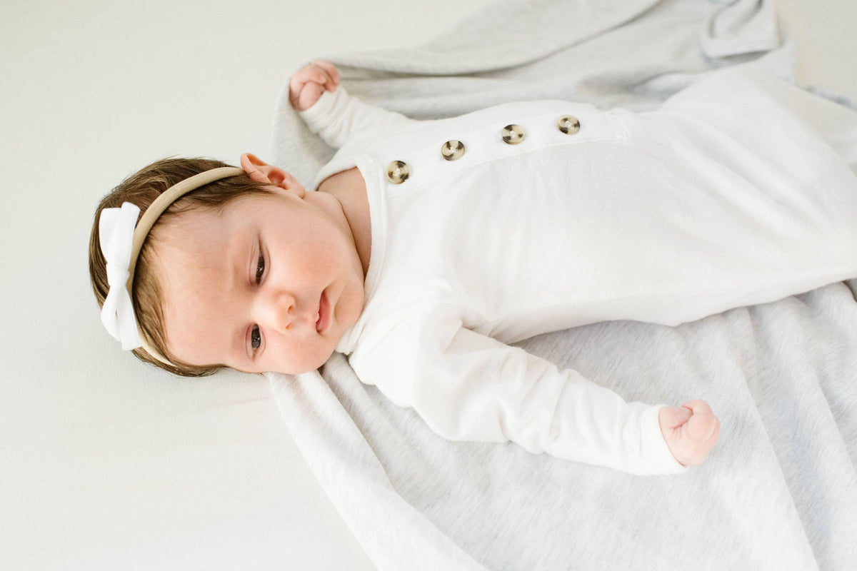 Infant Nylon Headbands with Velvet Bows