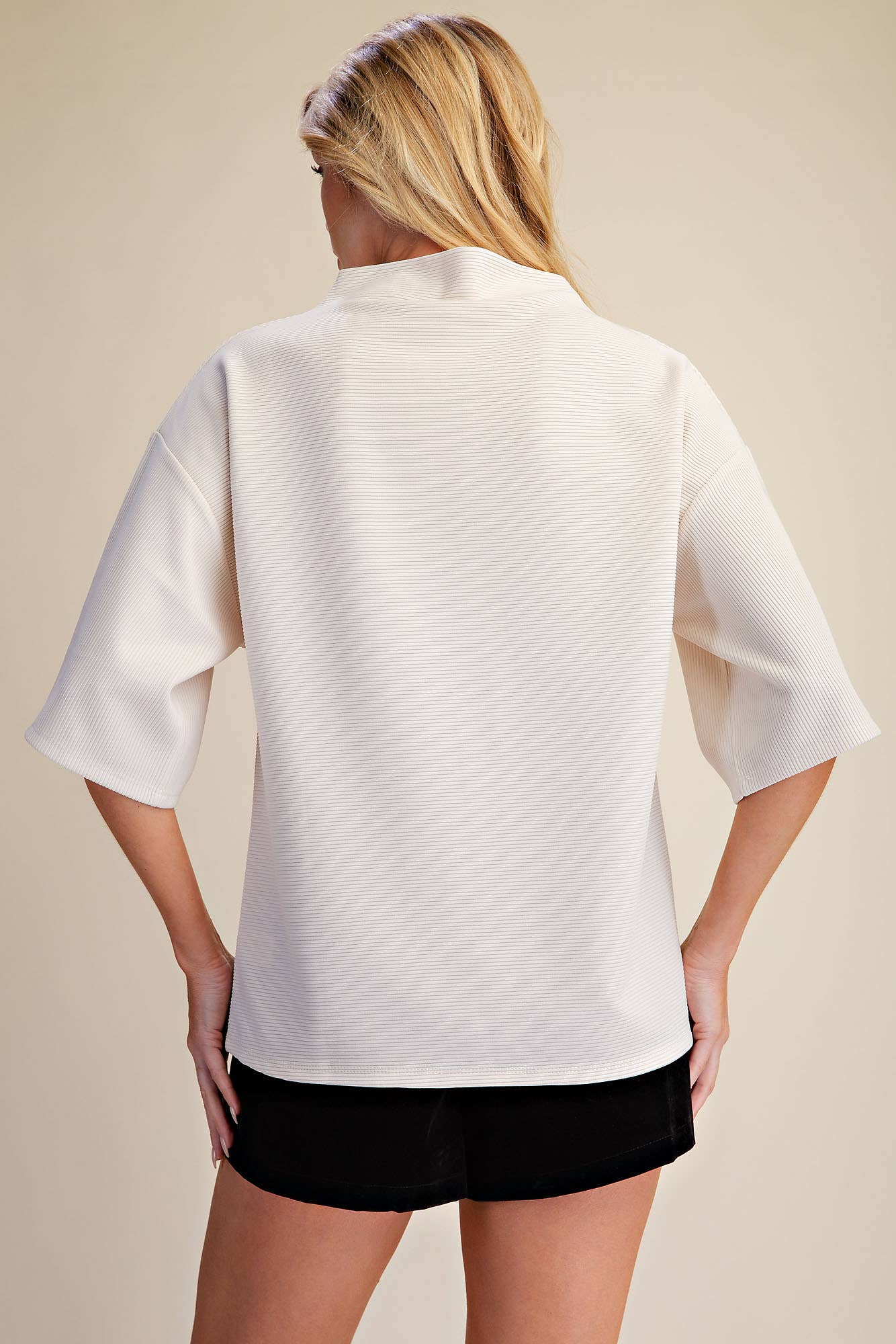 The Monroe Mock Neck Top