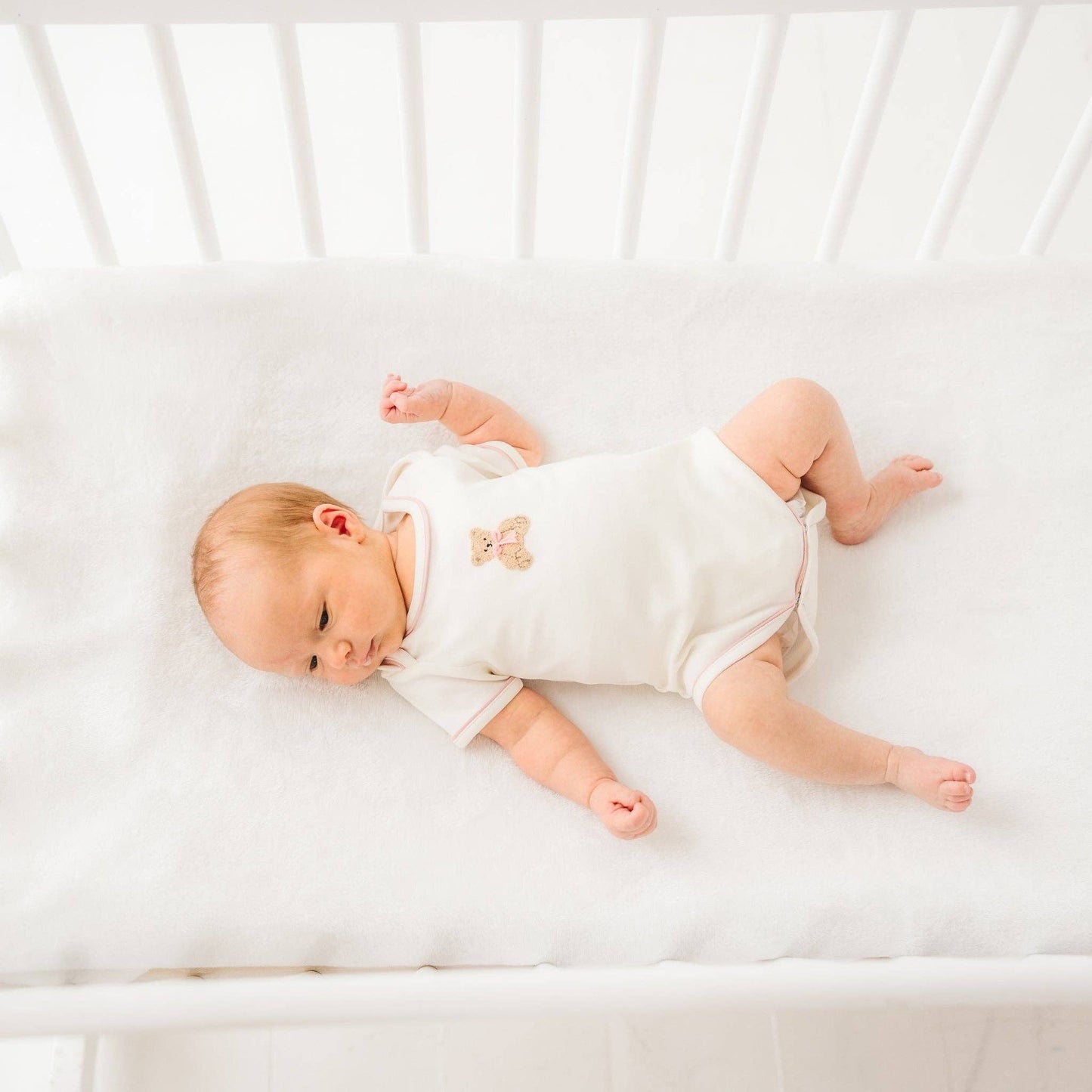 Bear Hugs Lap Bodysuit - Dusty Rose