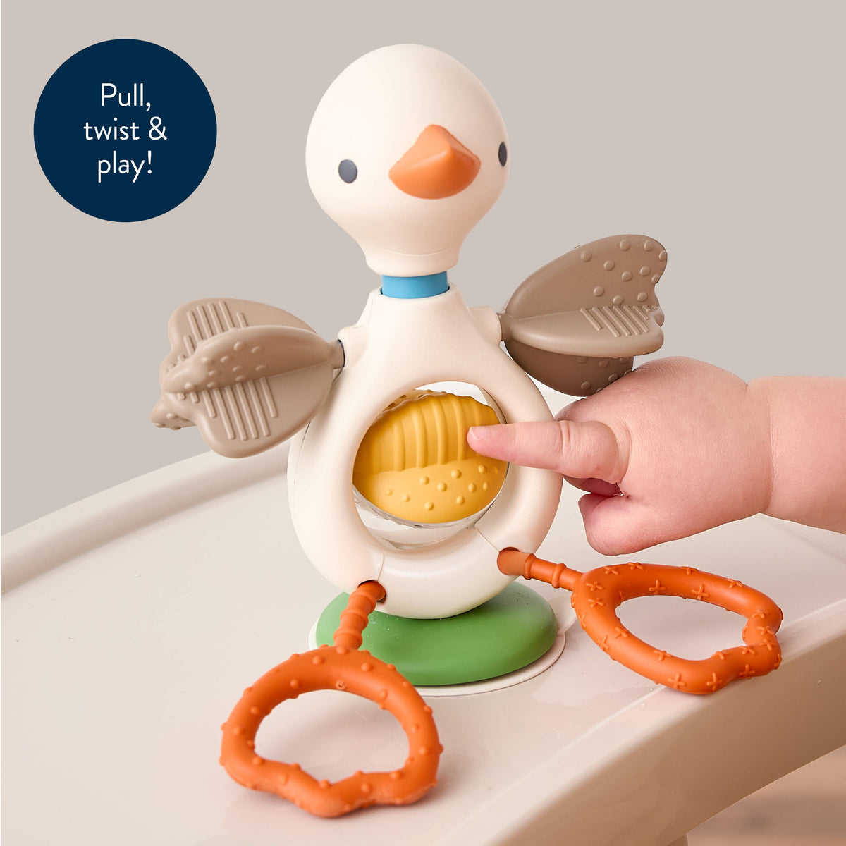Twist & Bop™ - High Chair Sensory Toy Goose