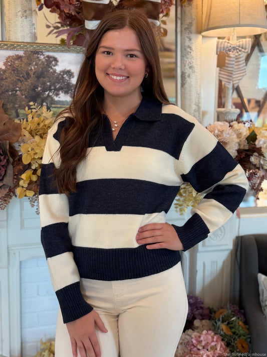 The Prescott Stripe Sweater