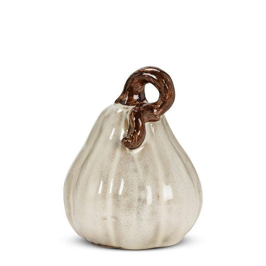 Ivory ceramic Pumpkin
