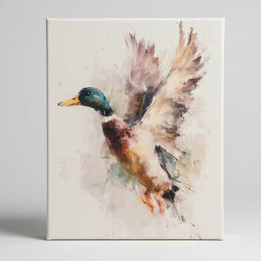 Mallard duck canvas art