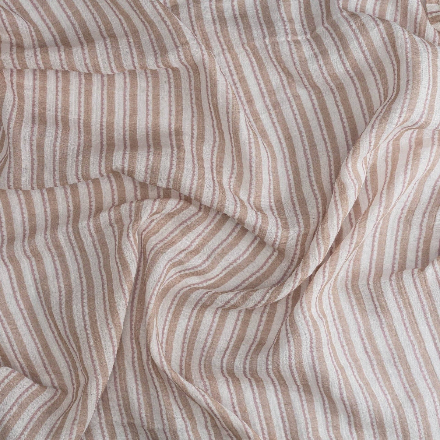 Violet Floral 100% Cotton Muslin Swaddle Blankets (Set of 3)