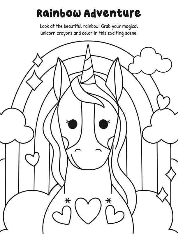 Magical Unicorns Coloring by IglooBooks