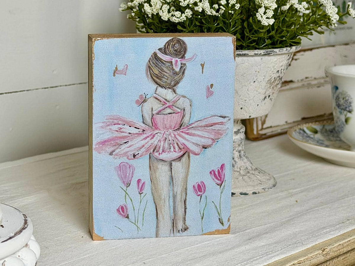 Decorative Blocks: Ballerina