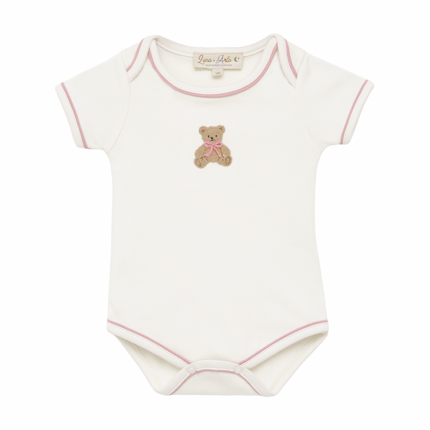 Bear Hugs Lap Bodysuit - Dusty Rose