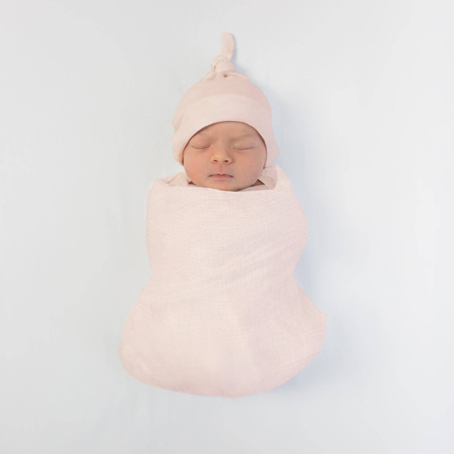 Organic Crinkle Dream Gauze Swaddle Blanket - Soft Pink