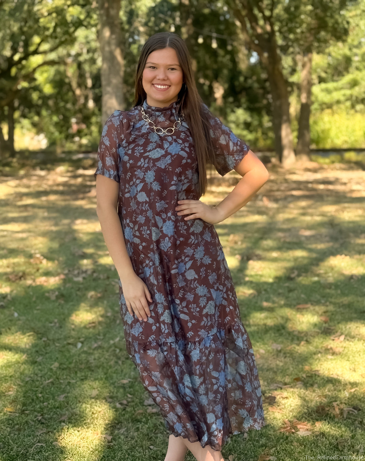 The Briar Floral Midi Dress