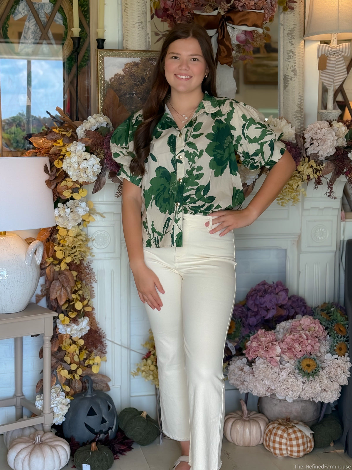 The Everly Botanical Top