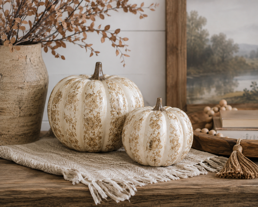 Beige Heirloom Pumpkin