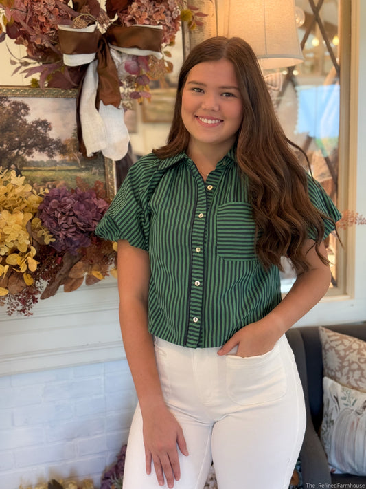 The Collins Stripe Top