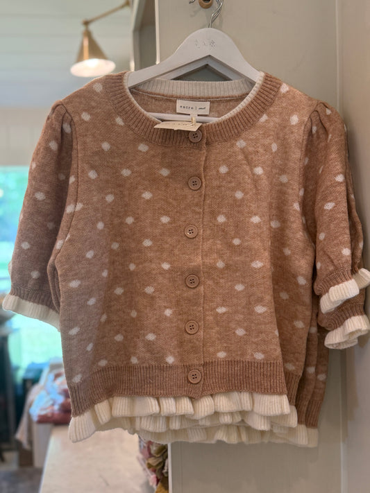 Sweet Spot Ruffle Cardigan