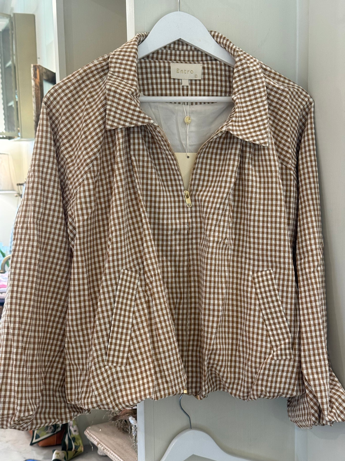 The Hadley Gingham Jacket