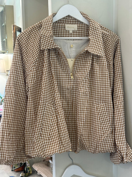The Hadley Gingham Jacket