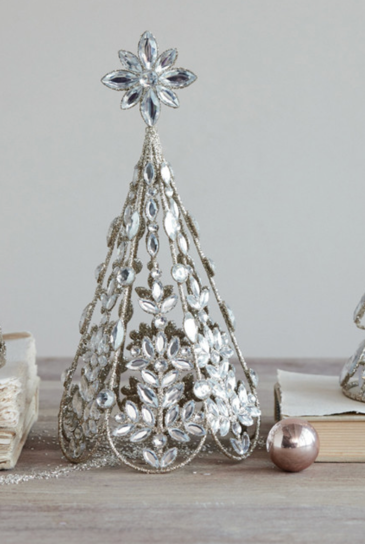 Tree with Acrylic Jewels & Glitter- 2 STYLES