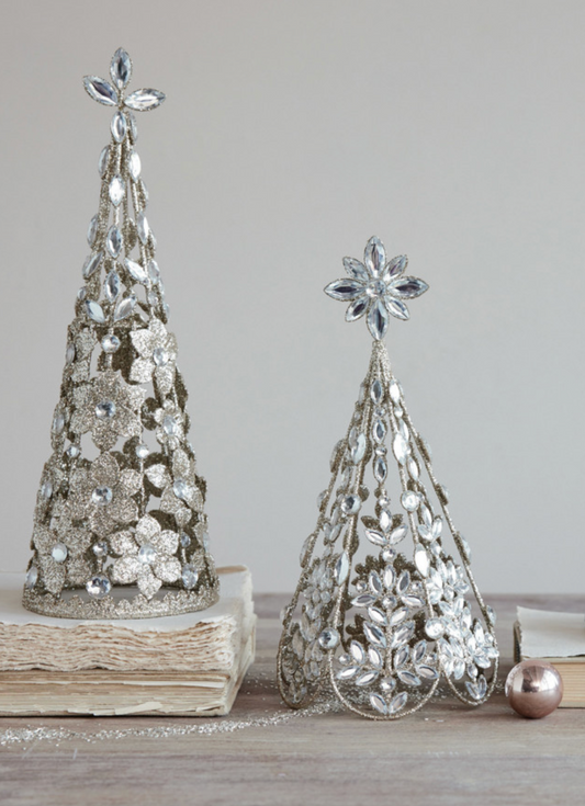 Tree with Acrylic Jewels & Glitter- 2 STYLES