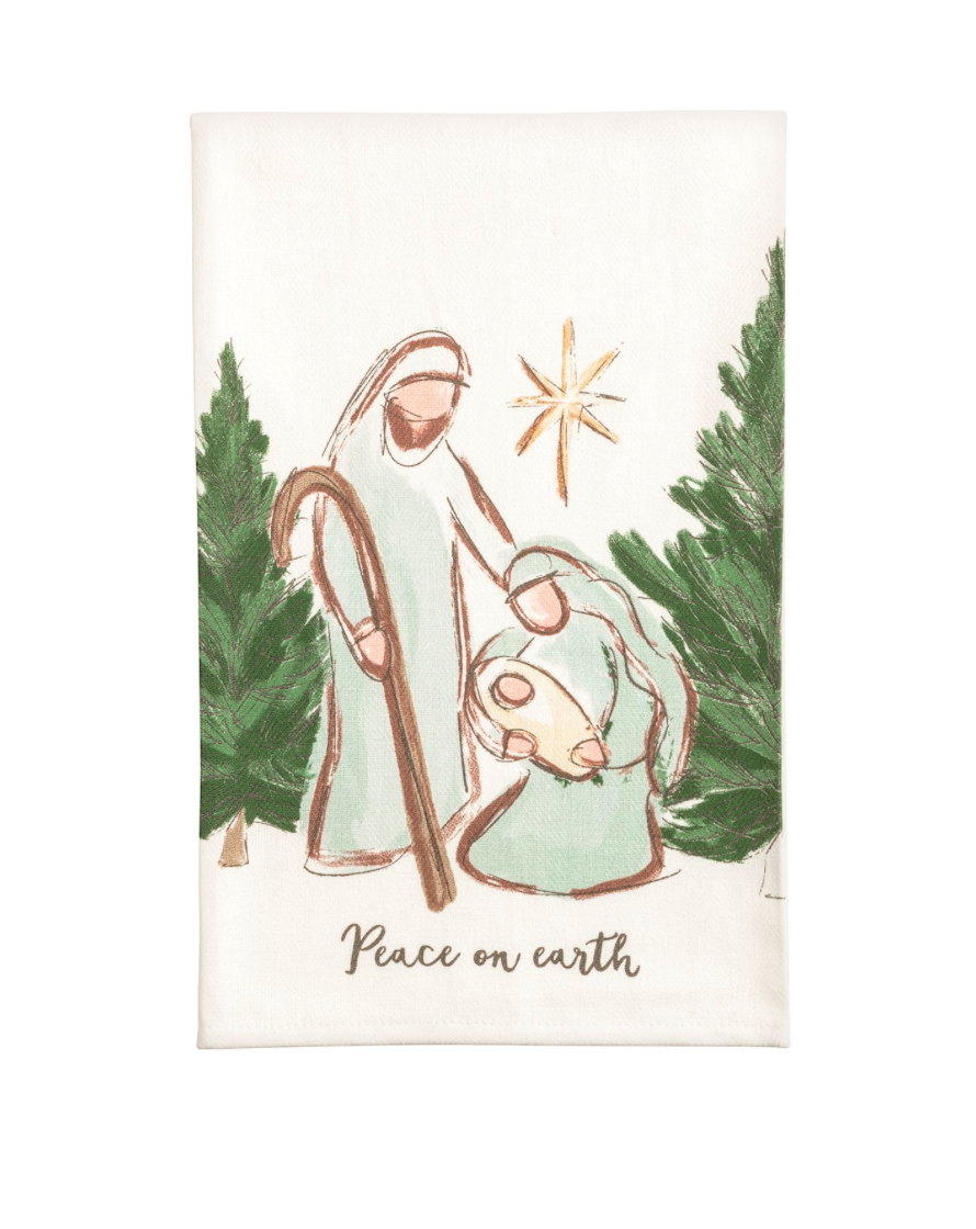 Peace on Earth Nativity Hand To