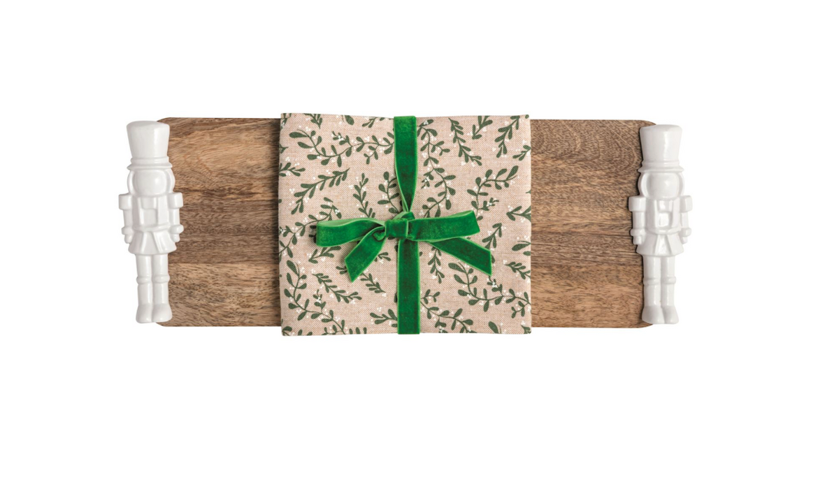 Christmas Nutcracker Hostess Board & Towel Set