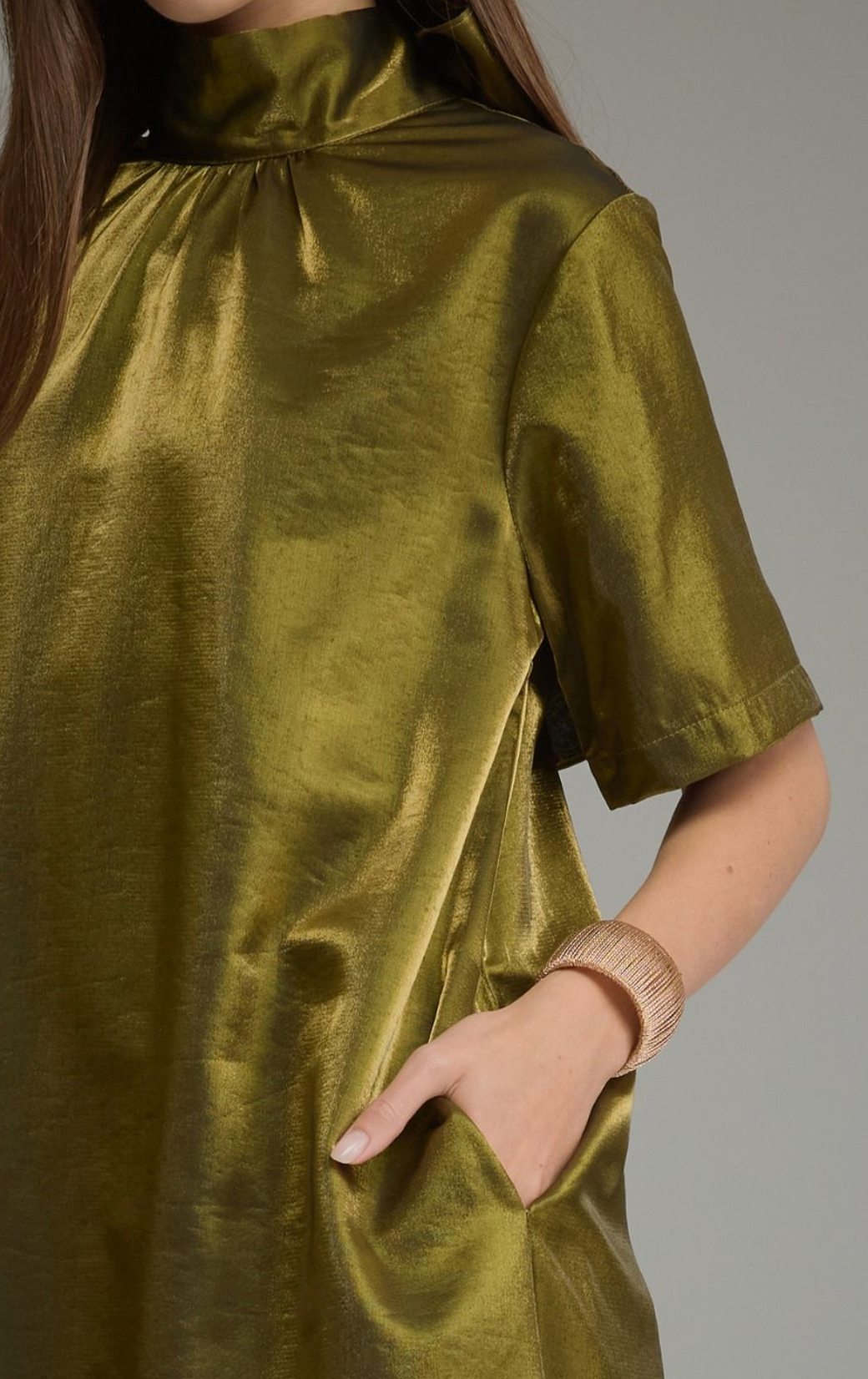 The Corinne Satin Maxi Dress