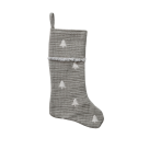 Stocking with Eyelash Fringe & Hand-Embroidered Kantha Stitch