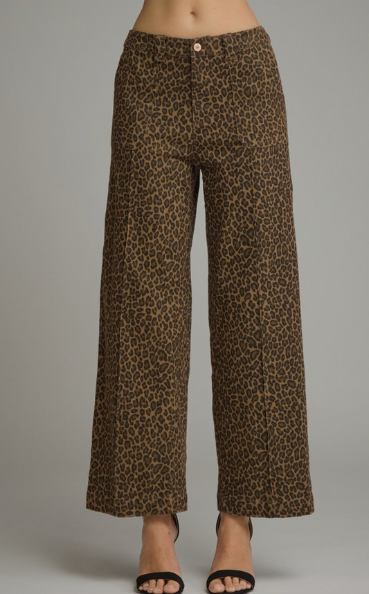 The Merritt Leopard Wide Leg Pants