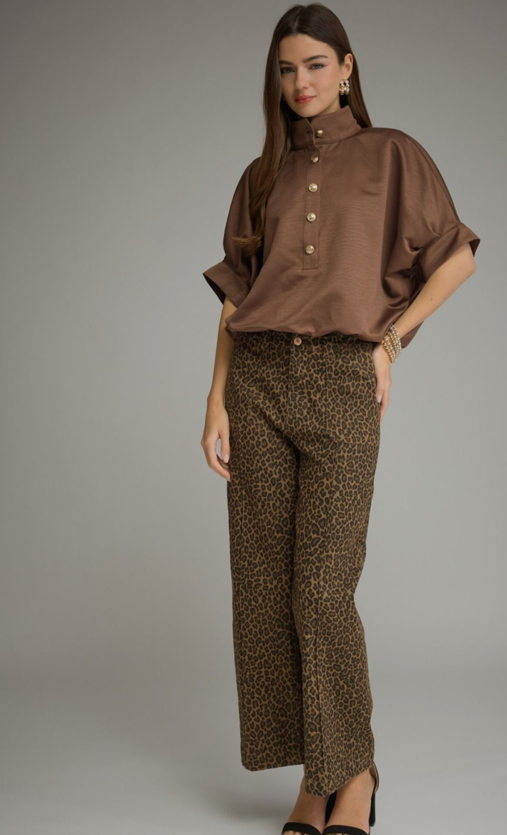 The Merritt Leopard Wide Leg Pants