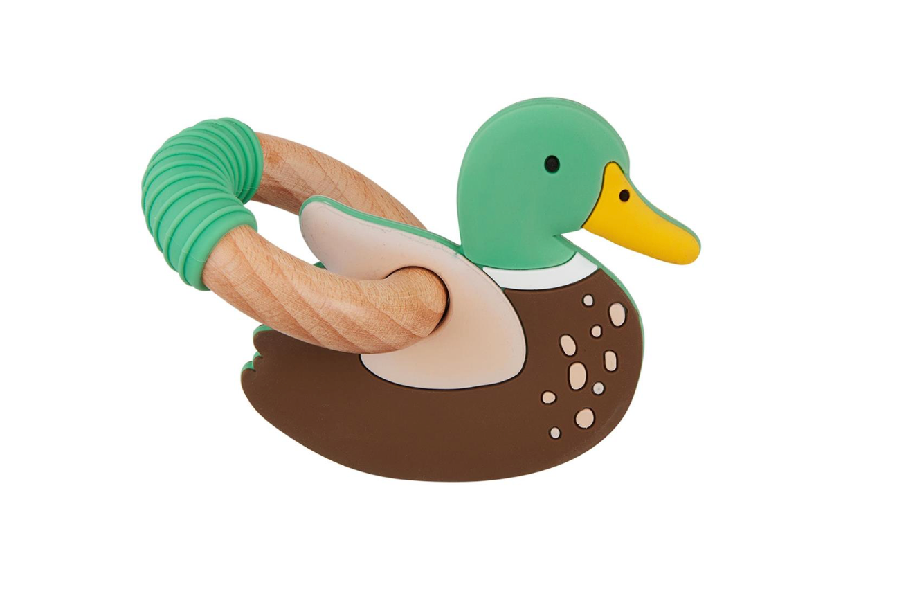 MALLARD RING SILICONE TEETHERS