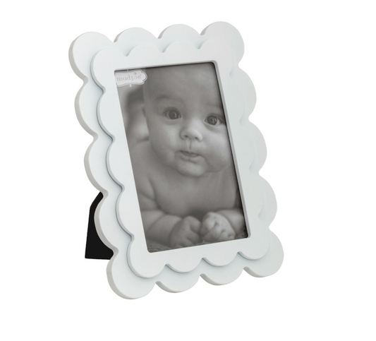 WHITE LAYERED WOOD FRAME