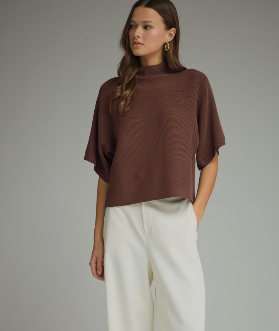 The Rowan Mock Neck Sweater