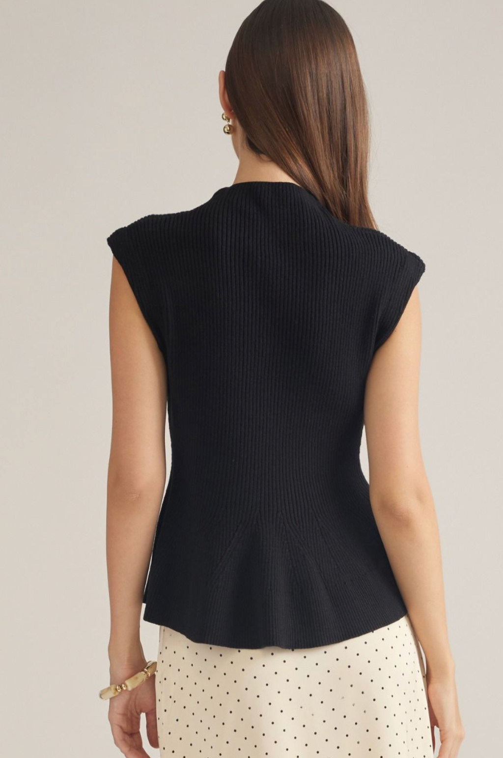 The Blair Peplum Knit Top