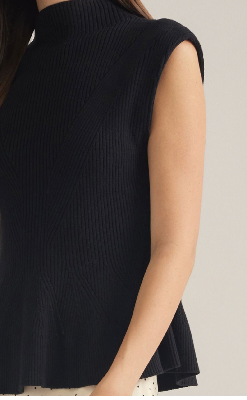 The Blair Peplum Knit Top
