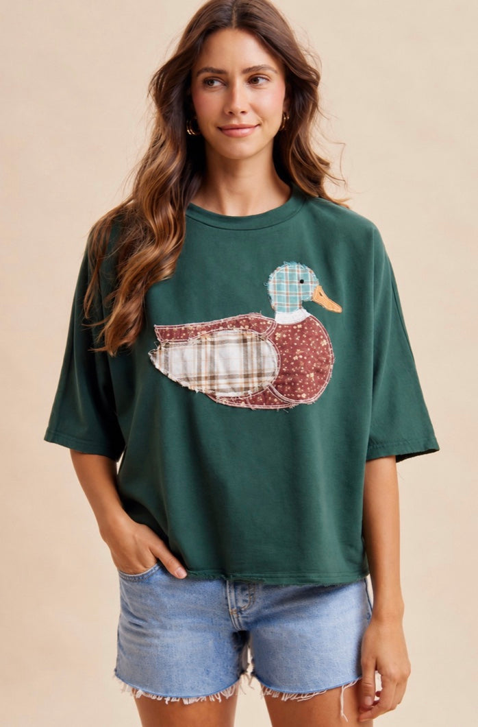 The Mallard Patchwork Top