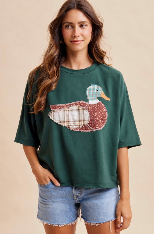 The Mallard Patchwork Top