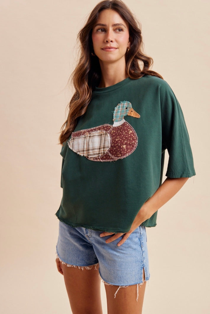 The Mallard Patchwork Top