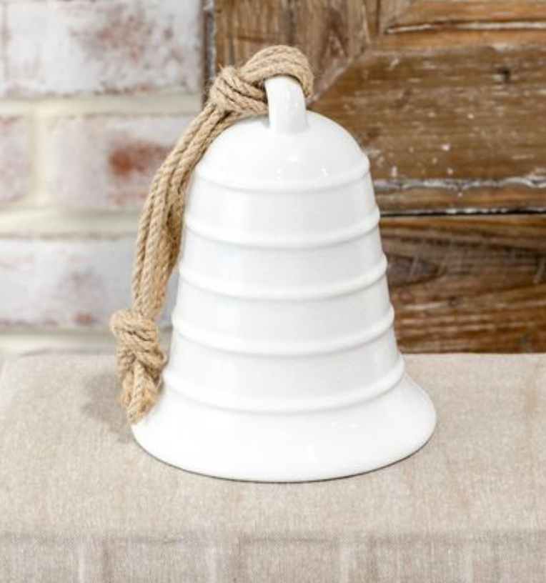 White Ceramic Bell