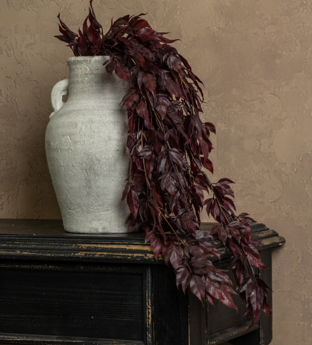 30" BURGUNDY SPIKENARD HANGING BUSH