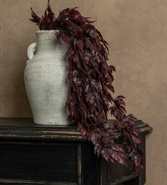 30" BURGUNDY SPIKENARD HANGING BUSH