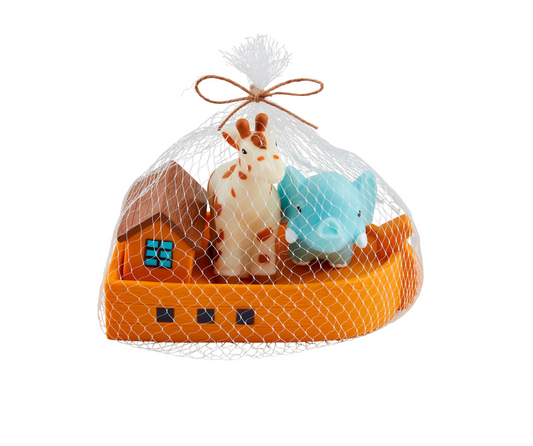 LIGHT-UP NOAHS ARK BATH TOY SET