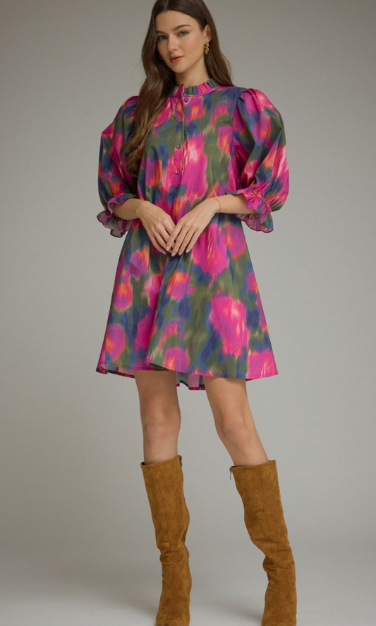 The Marlowe Printed Mini Dress