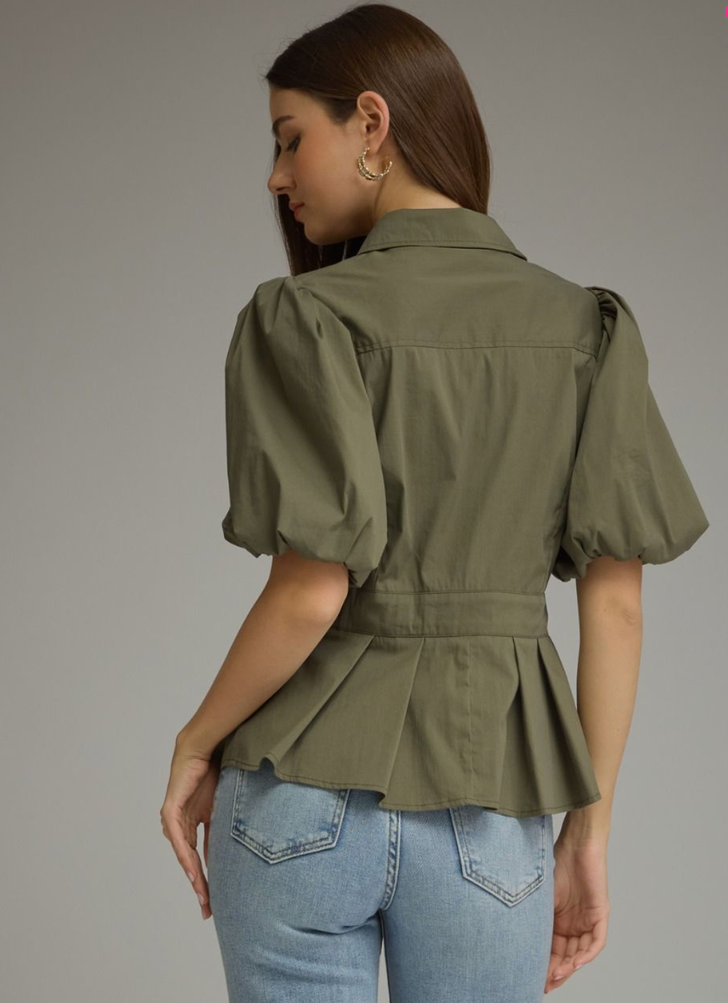 The Olive & Grace Tie Waist Top
