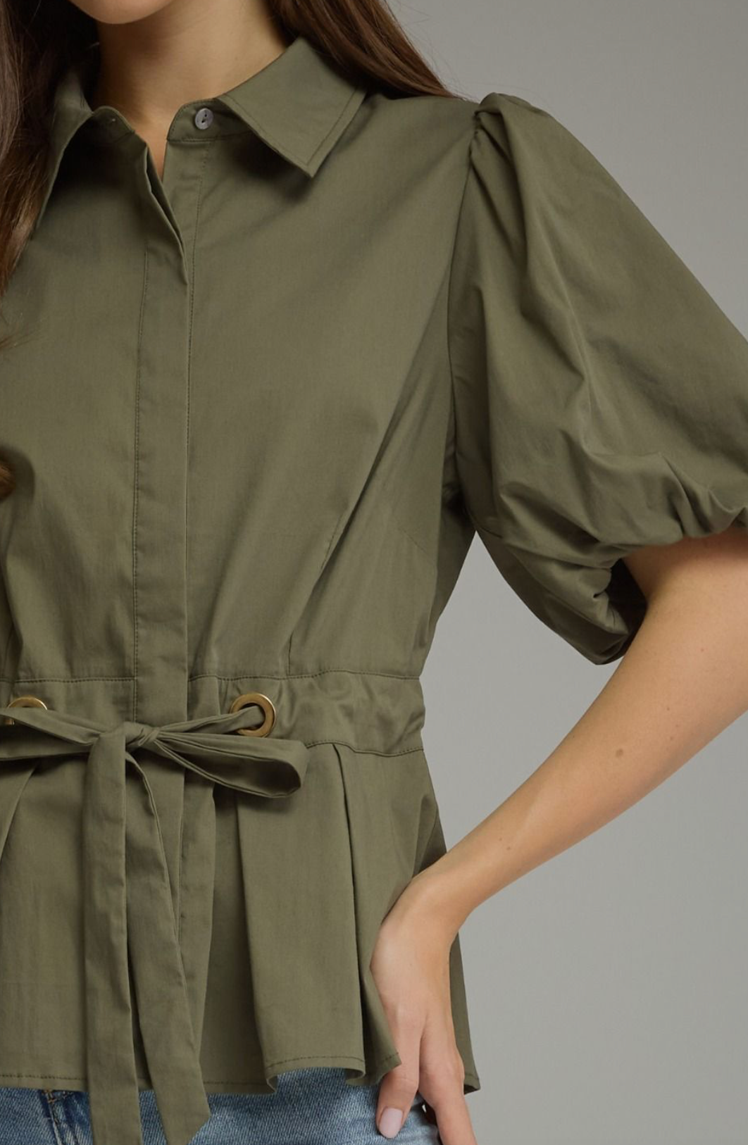 The Olive & Grace Tie Waist Top