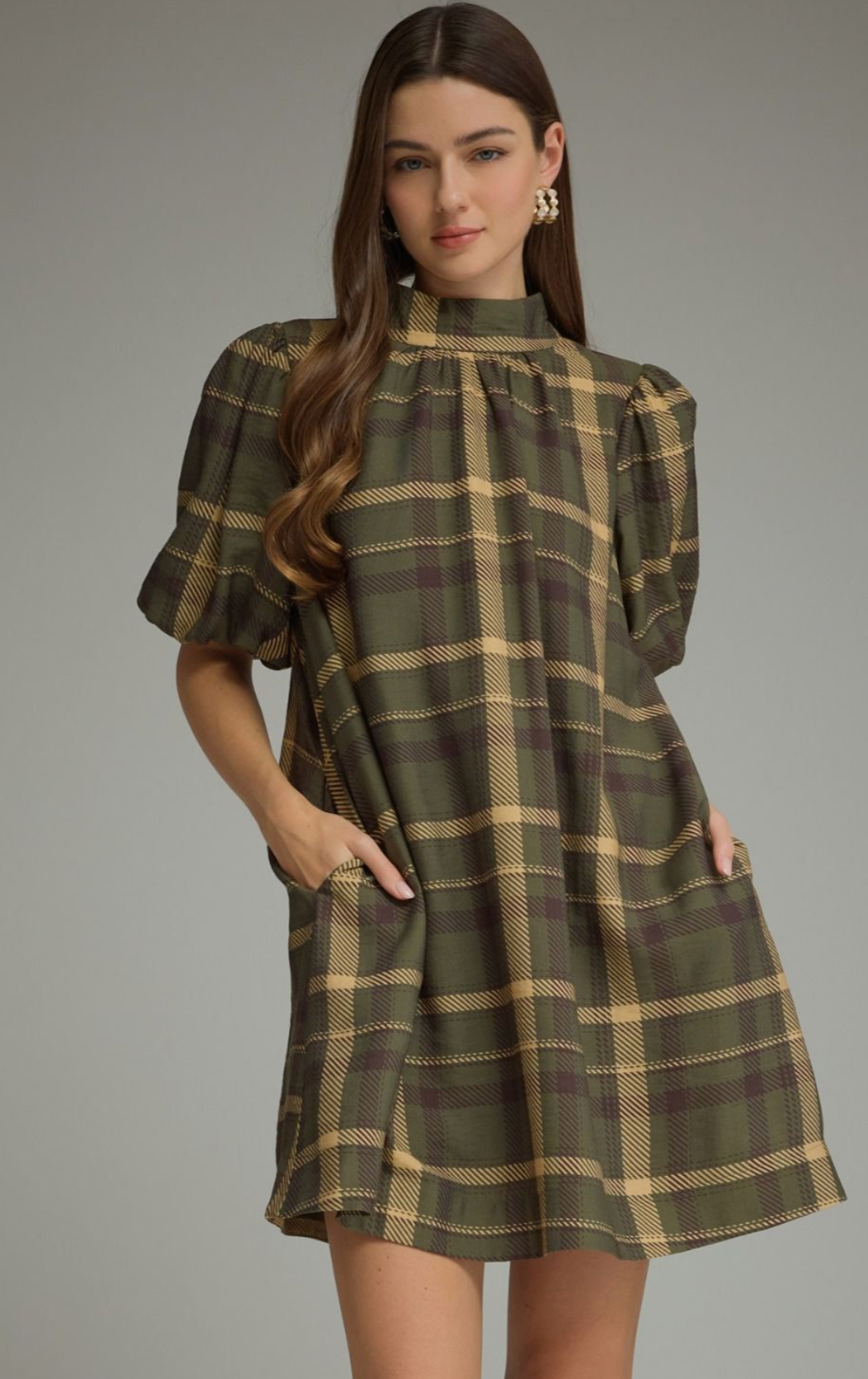 The Hensley Plaid Dress